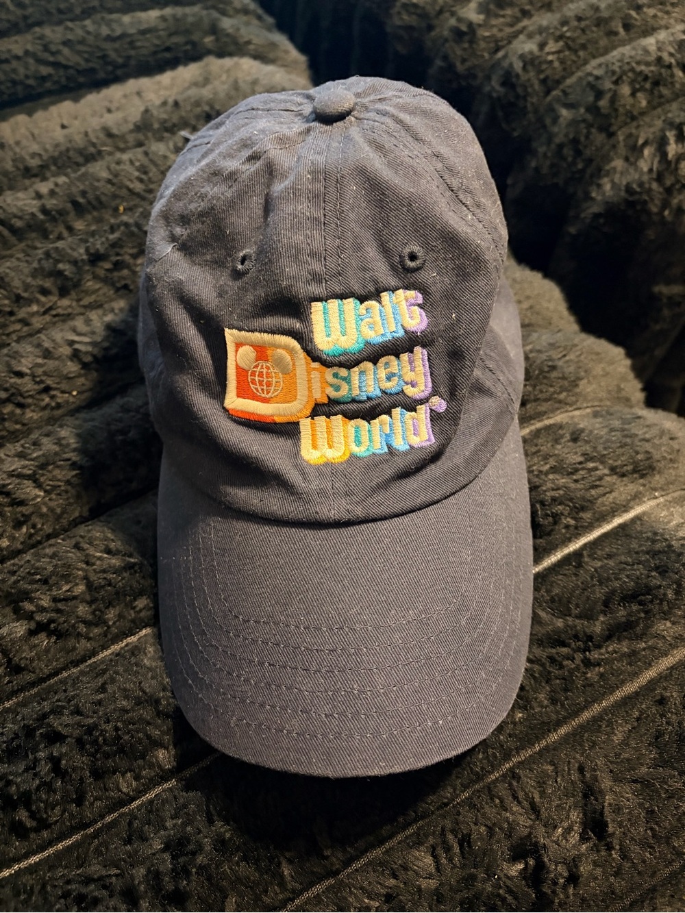 Walt Disney World Navy  Embroidered Baseball Cap